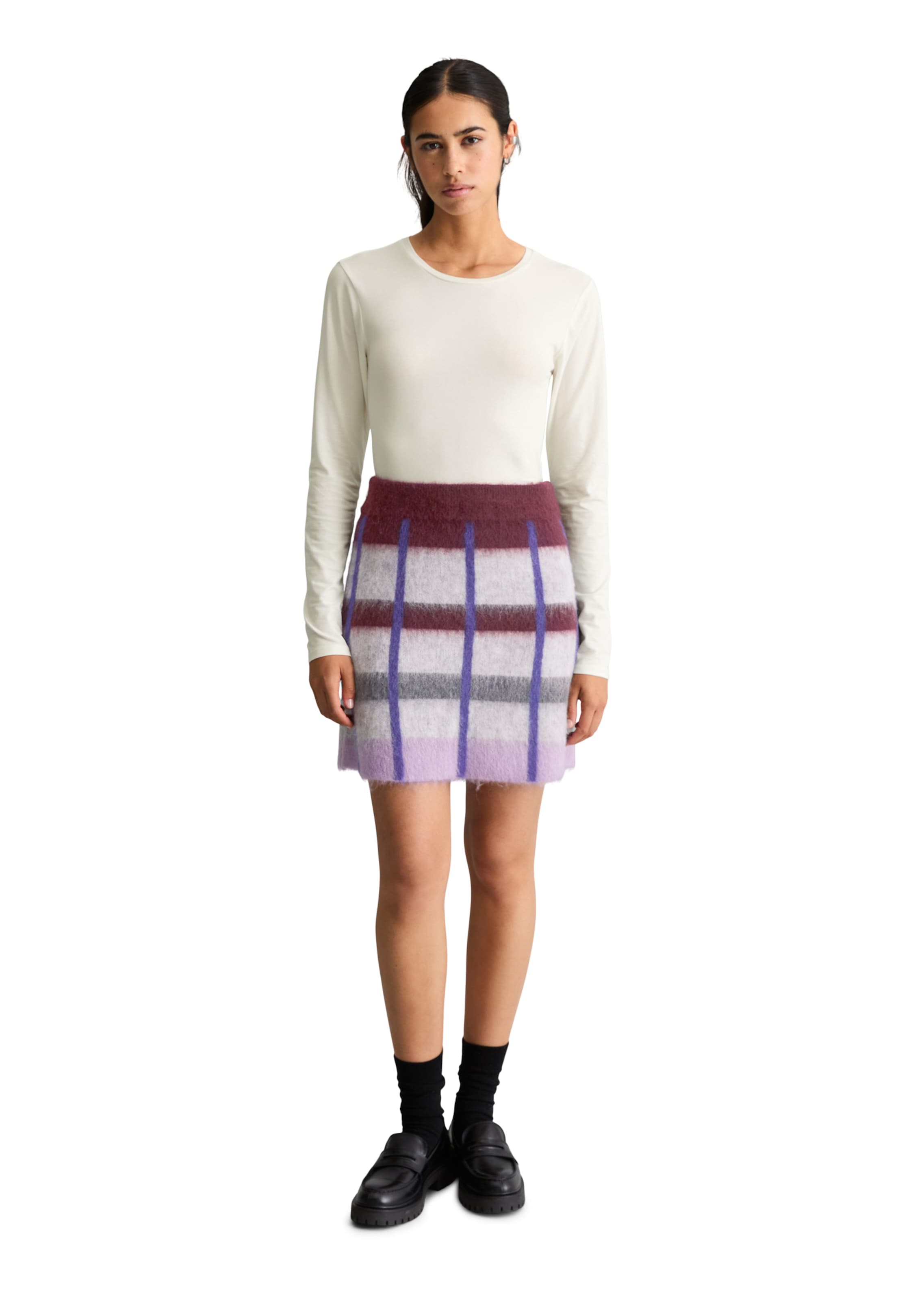 Marc O'Polo DENIM Rok in Lila: voorkant