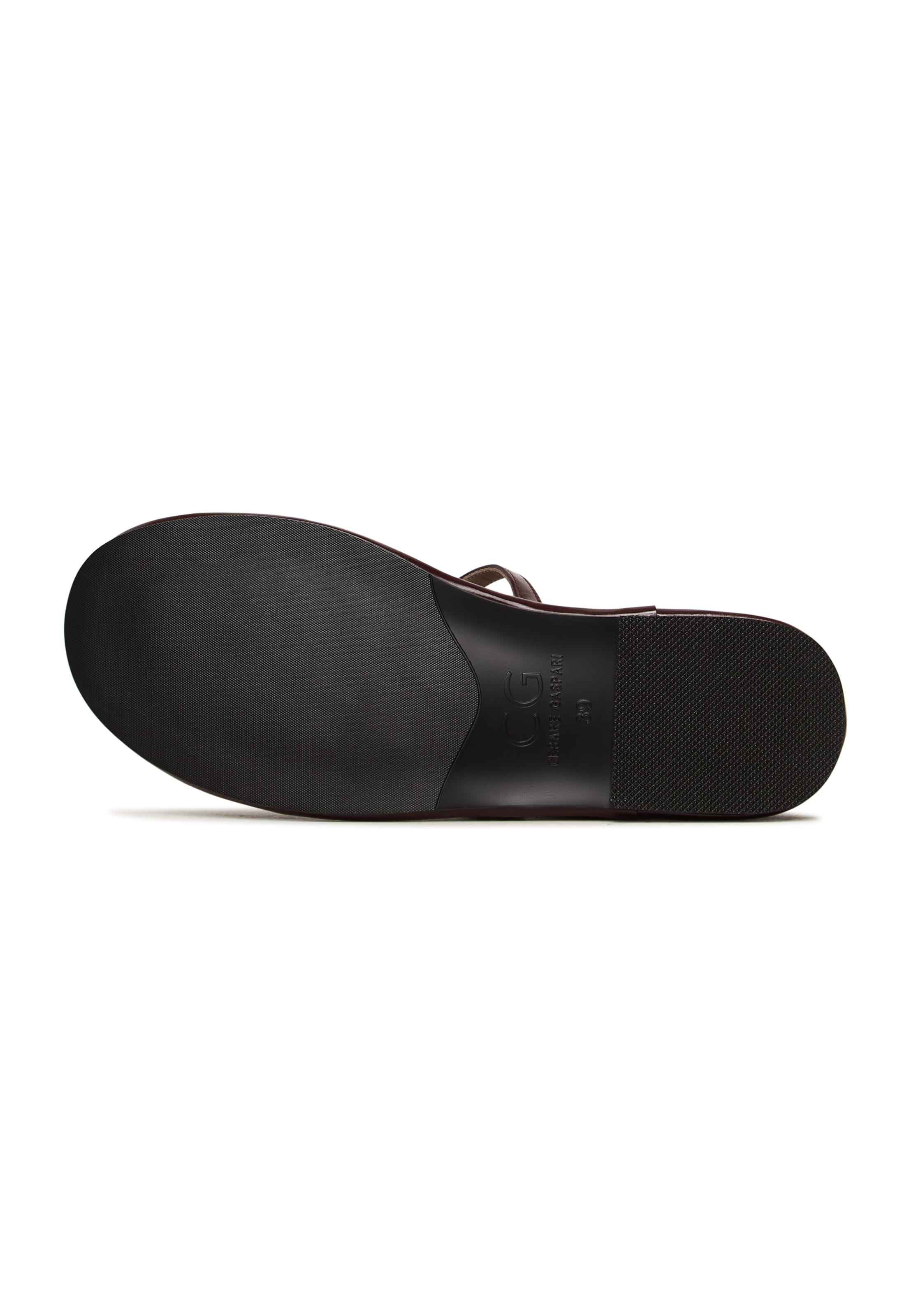 CESARE GASPARI Strap ballerina in Red