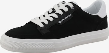 TOM TAILOR Tenisky – černá: přední strana