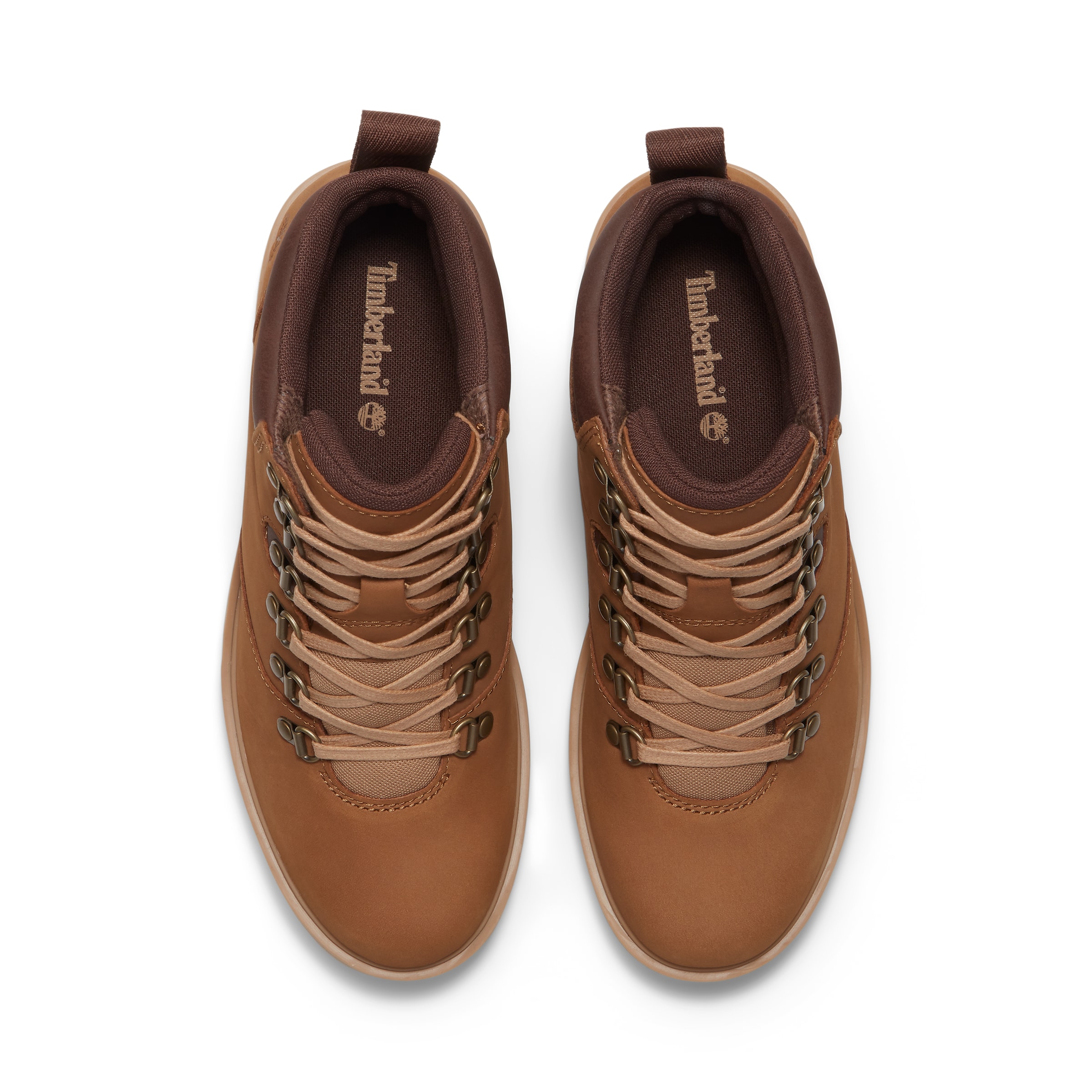 TIMBERLAND Schnürstiefelette in Braun