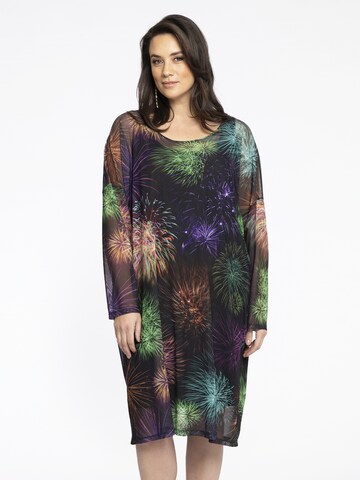 YOEK Dress in Mixed colours: front