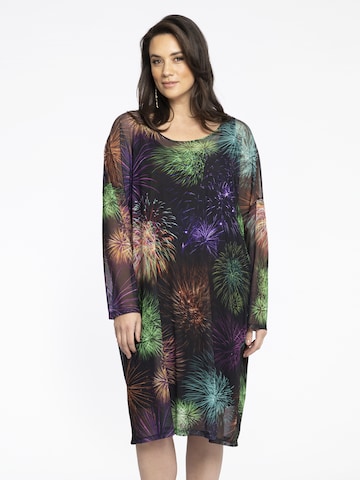 Robe Yoek en mélange de couleurs : devant