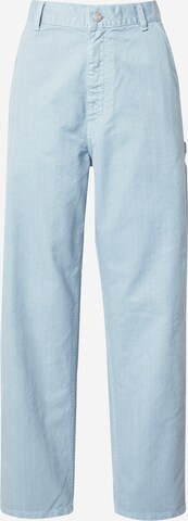 Carhartt WIP Lużny krój Spodnie 'Norris' w kolorze niebieski: przód