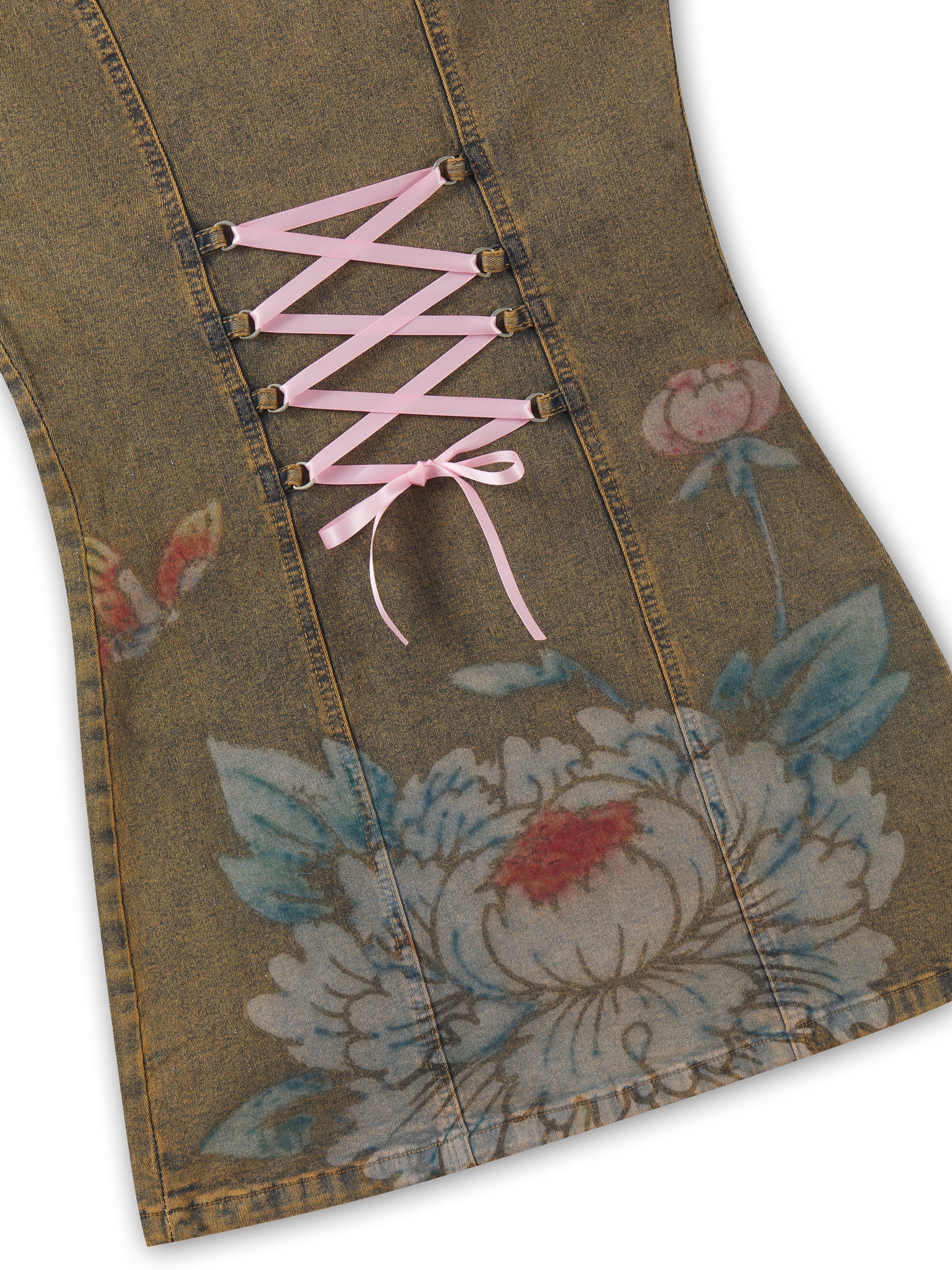 Ed Hardy Kleid in Beige