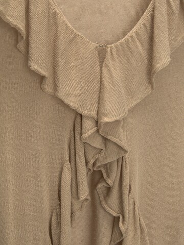 Pull&Bear Gebreide top in Beige