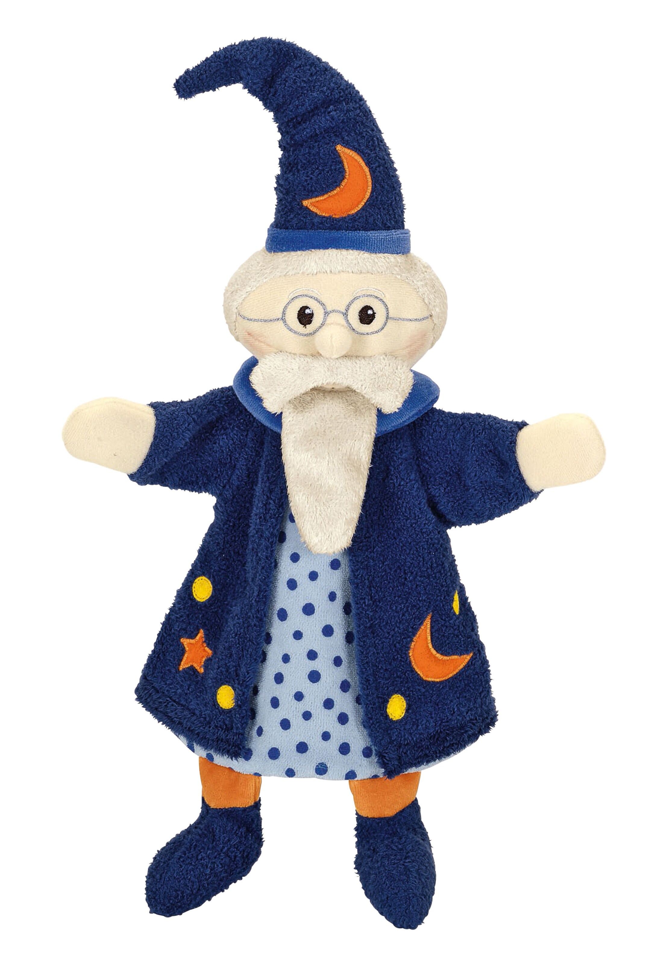 STERNTALER Stuffed animals 'Zauberer' in Blue: front