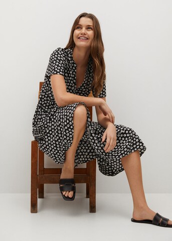 MANGO Summer Dress 'Fibi-I' in Black