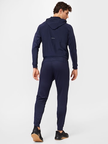ADIDAS SPORTSWEAR Zúžený Sportovní kalhoty 'D4T Workout Warm' – modrá