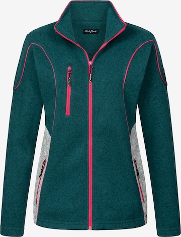 Rock Creek Fleecejacke in Grün: Vorderseite