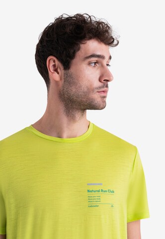 ICEBREAKER - Camiseta funcional 'Tech Lite III' en amarillo