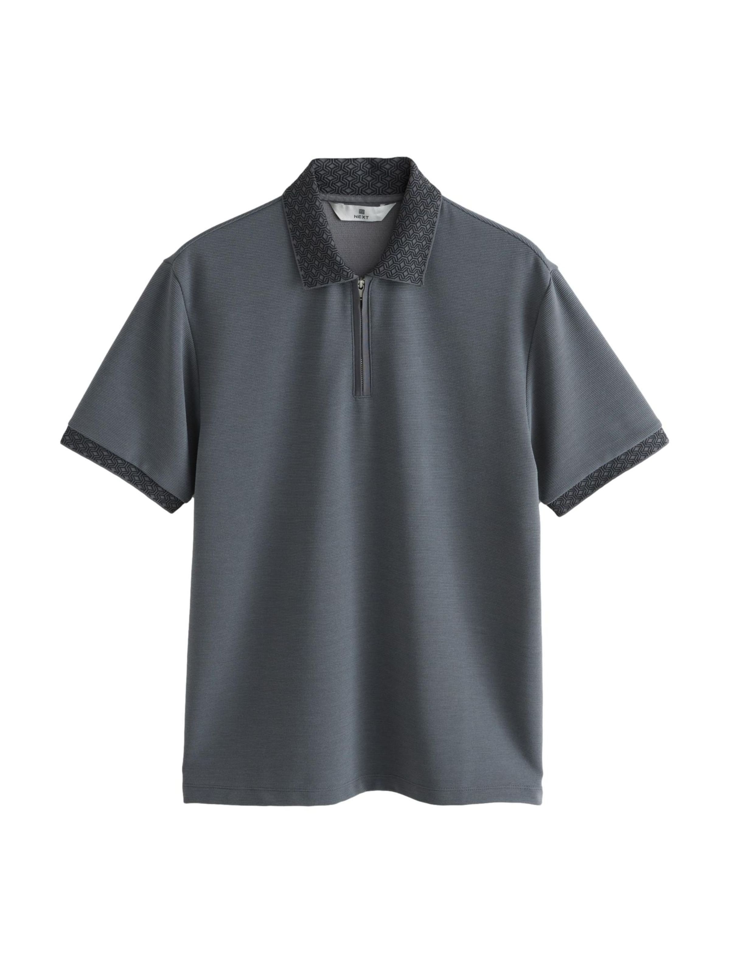 Next Shirt in Grijs: voorkant