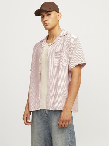 JACK & JONES - Ajuste confortable Camisa en blanco: frente
