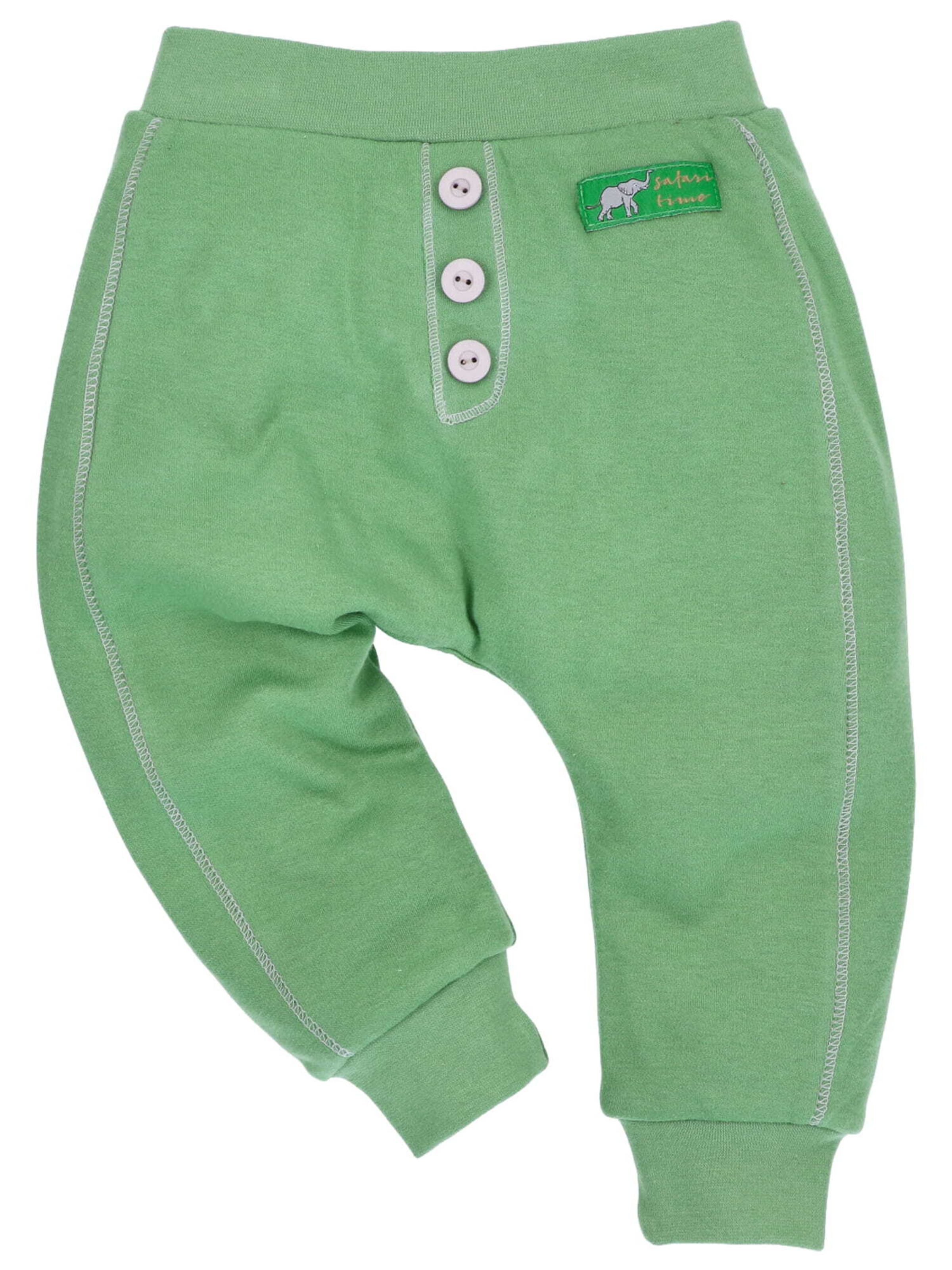 NINI Tapered Pants 'Safari Time' in Green: front