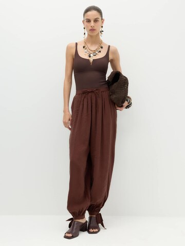 Regular Pantalon Marks & Spencer en marron