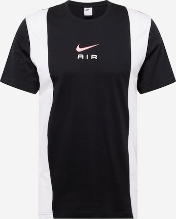 Nike Sportswear Majica 'AIR' | črna barva: sprednja stran