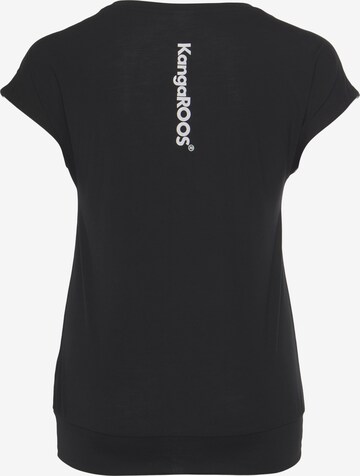 KangaROOS T-Shirt in Schwarz