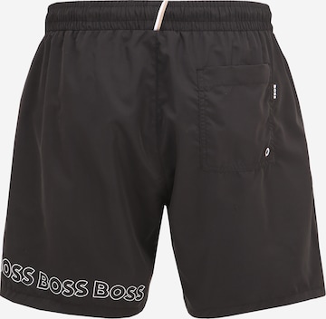 Shorts de bain 'Dolphin' BOSS Orange en noir