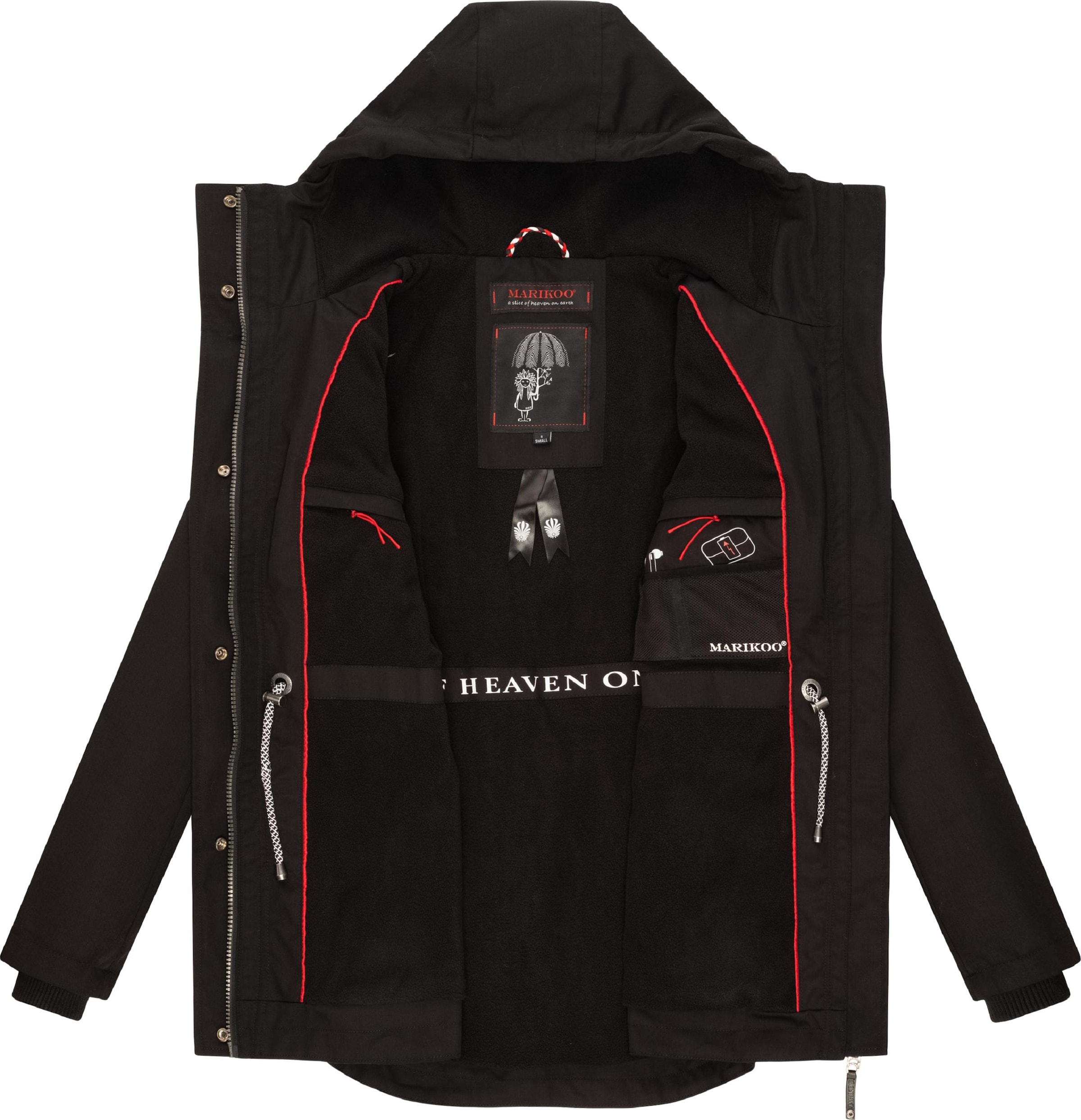 MARIKOO - Parca de entretiempo 'Babetaa' en negro