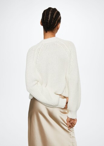 MANGO Sweater 'Cleo' in White