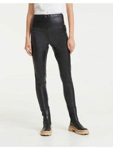 OPUS Skinny Leggings 'Elyssa' in Schwarz: predná strana