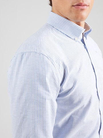 Coupe regular Chemise business Lindbergh en bleu