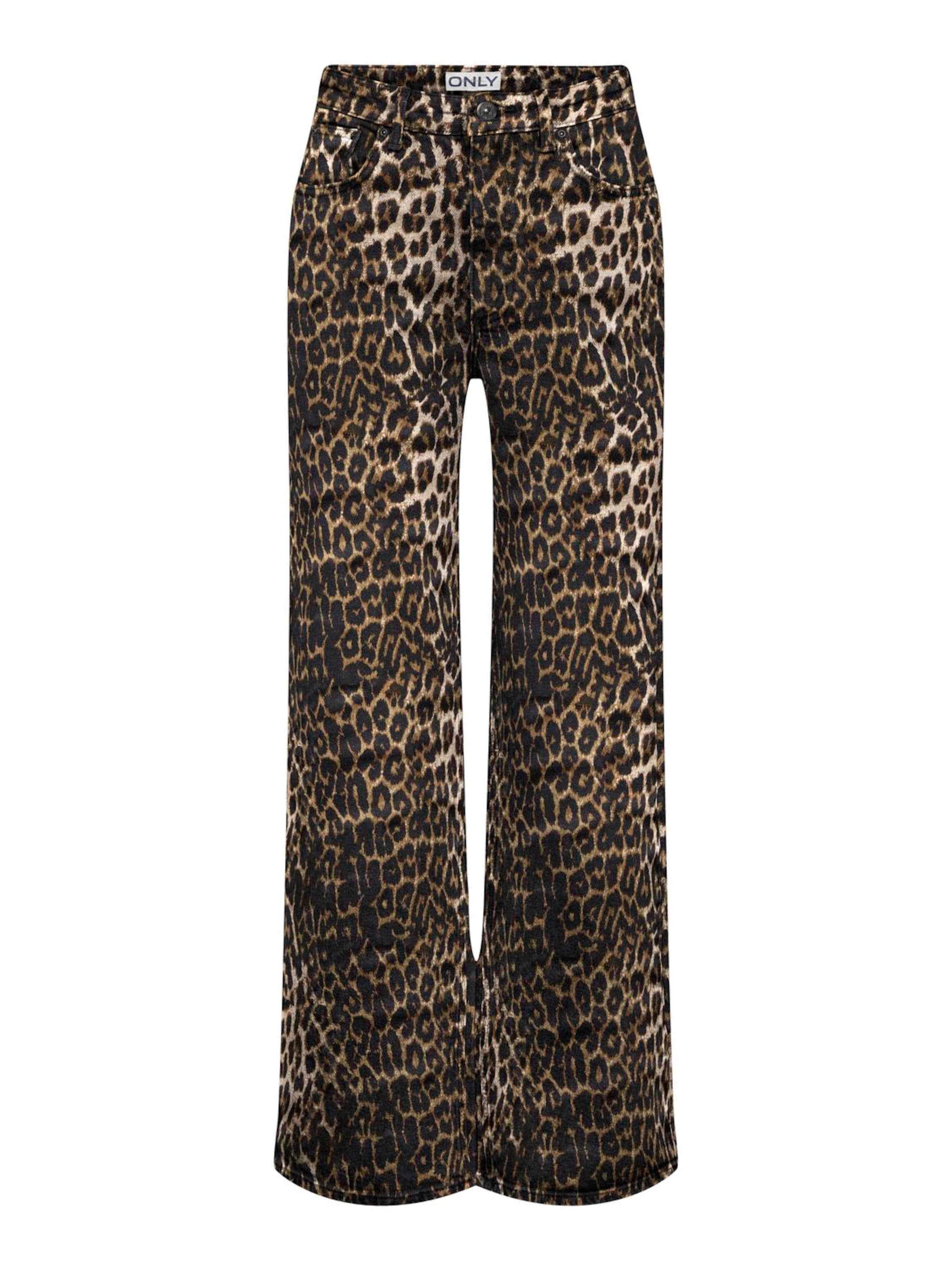 ONLY Wide leg Pants 'ONLJuicy-Anlie' in Black: front