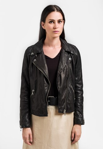 18N62 Between-season jacket 'NEAprilia' in Black: front