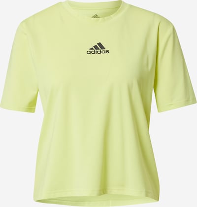 ADIDAS PERFORMANCE T-shirt fonctionnel 'UFORU' en jaune clair / noir, Vue avec produit