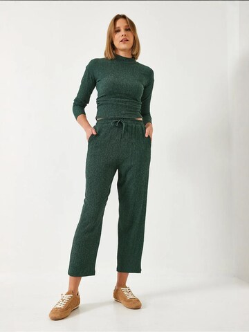 Bianco Lucci - Calças de fato em verde