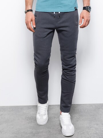 Ombre Tapered Broek 'P866' in Grijs: voorkant