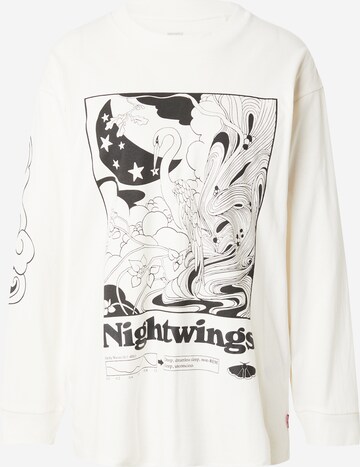 LEVI'S ® Shirt 'Graphic LS Reese Tee' in White: front