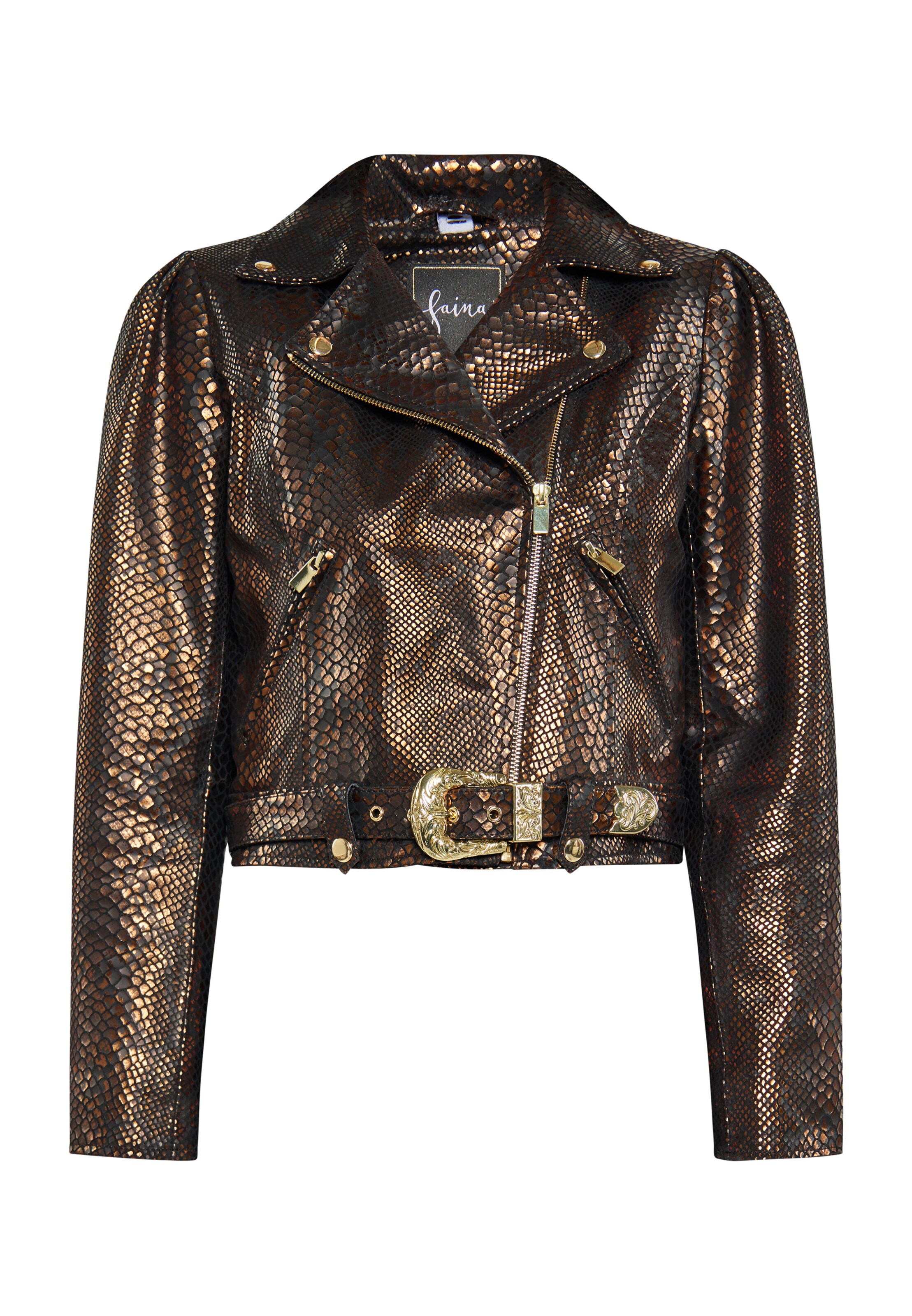 faina Between-Season Jacket in Black: front