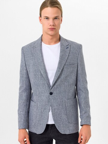 Daniel Hills - Ajuste regular Chaqueta saco en azul: frente
