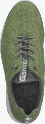 Chaussure de sport à lacets Ganter en vert : devant