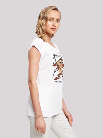 T-shirt 'Looney Tunes Taz Vintage Tasmanian Devil Cartoon' F4NT4STIC en blanc
