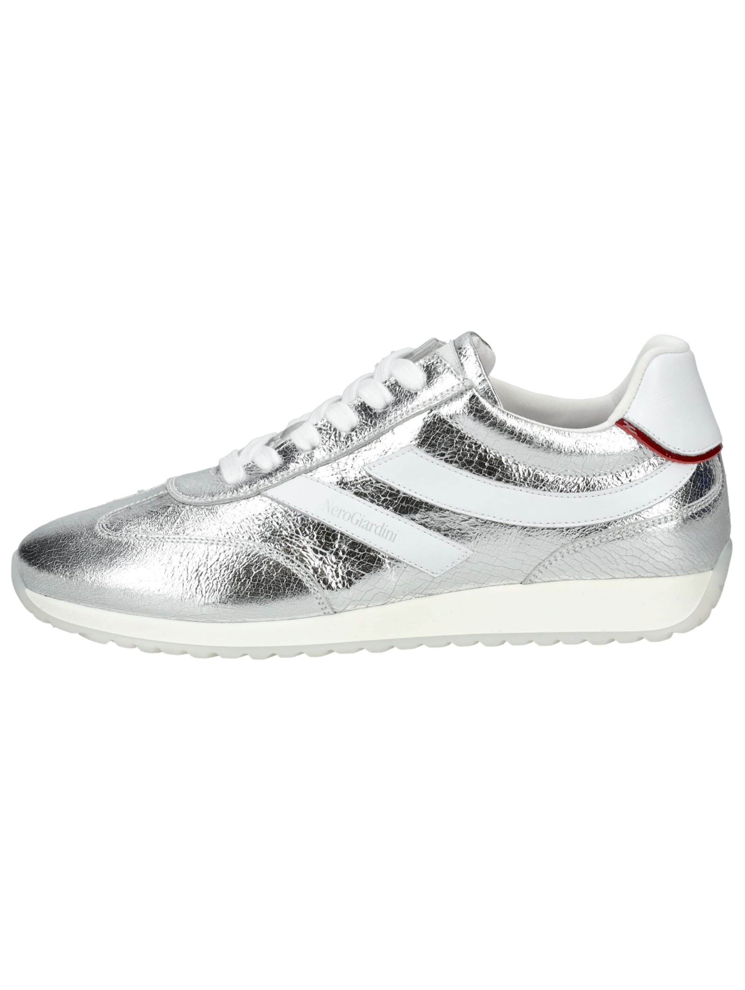 Nero Giardini Platform trainers in Silver
