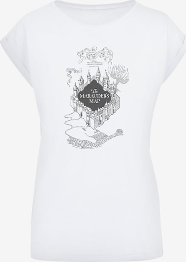 Maglietta 'Harry Potter The Marauder's Map' F4NT4STIC di colore antracite / bianco, Visualizzazione prodotti