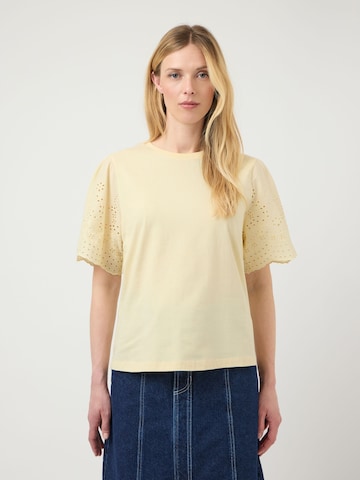 YAS - Camiseta 'YASLex' en beige: frente