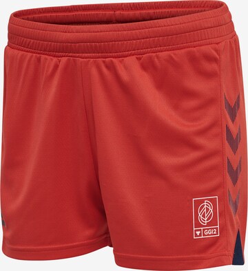 Hummel Regular Sportbroek in Rood