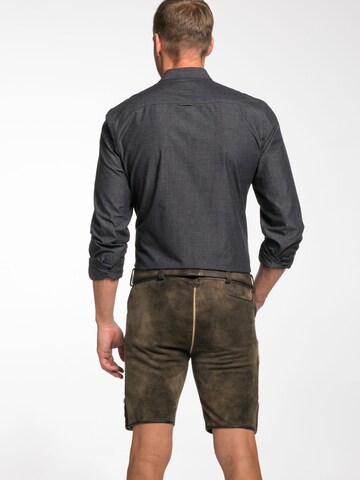 Coupe slim Pantalon folklorique 'Wayen' SPIETH & WENSKY en noir