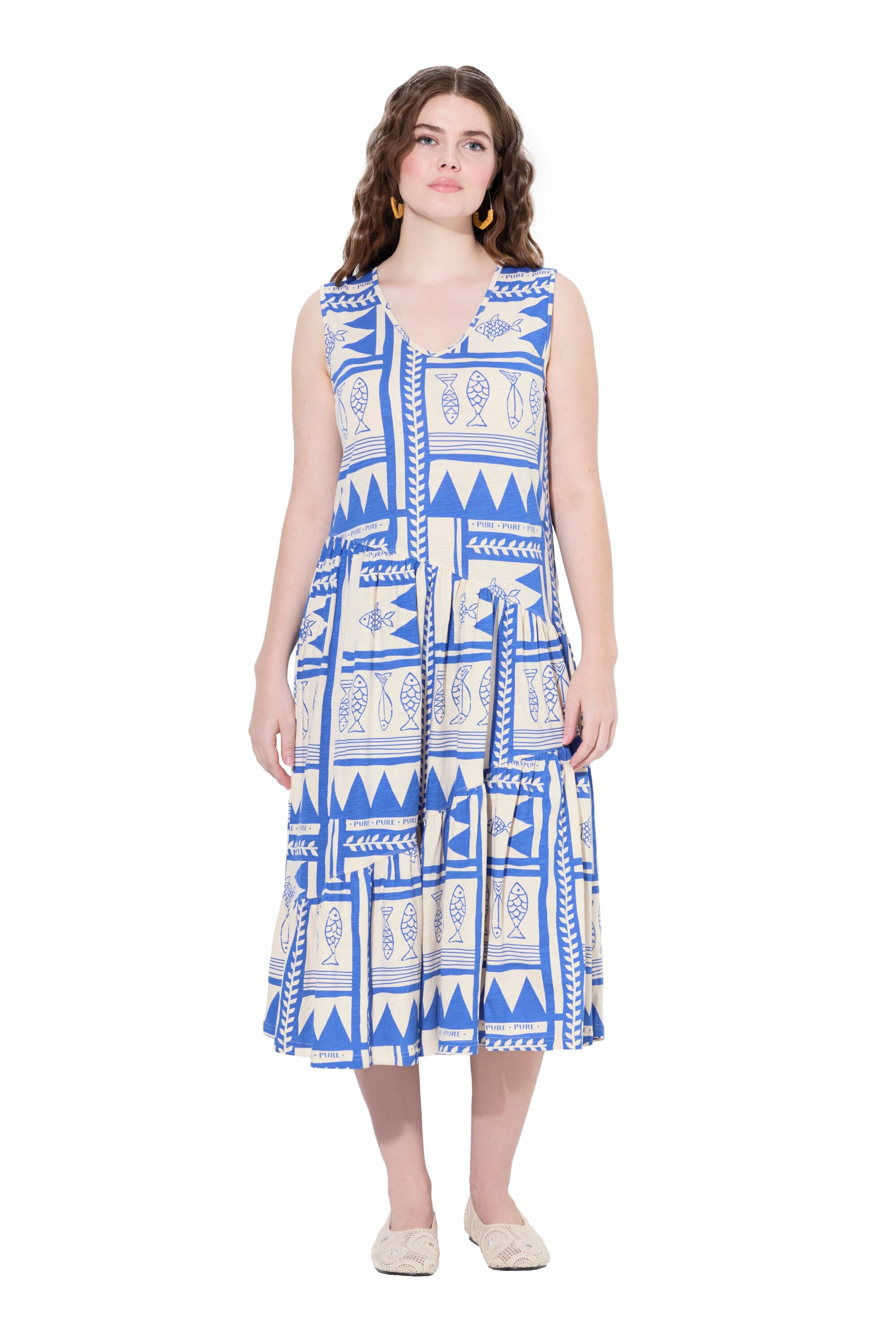 Ulla Popken Ruha - kék: elől