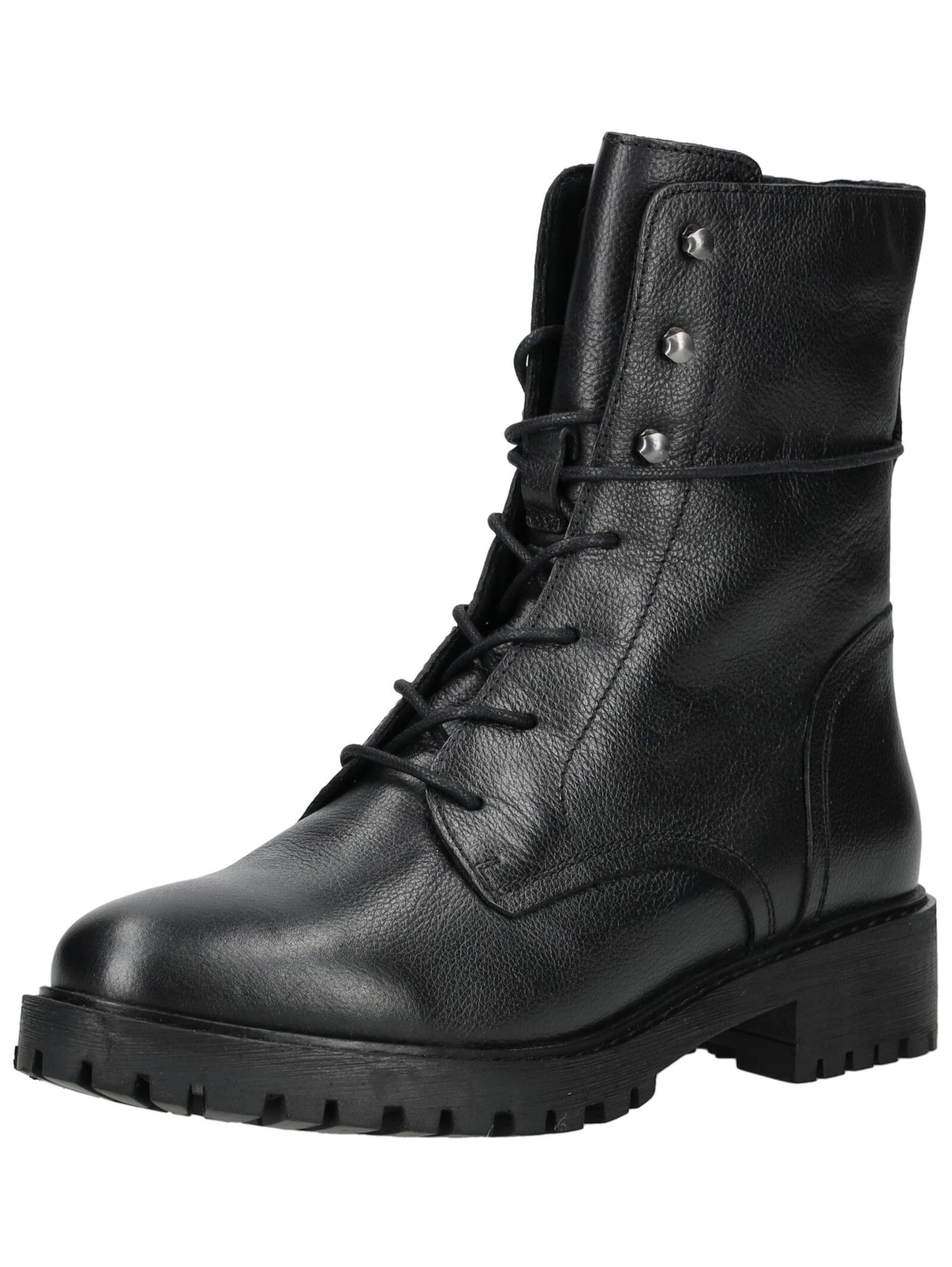 Stivaletto stringato di GEOX in nero: frontale
