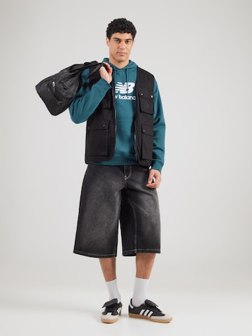 Bluză de molton 'Essentials' de la new balance pe verde