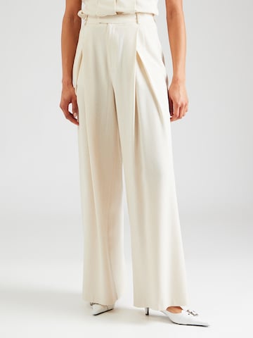 millane - Loosefit Calças em bege: frente