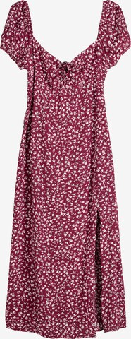 Bershka Summer dress in Red: front