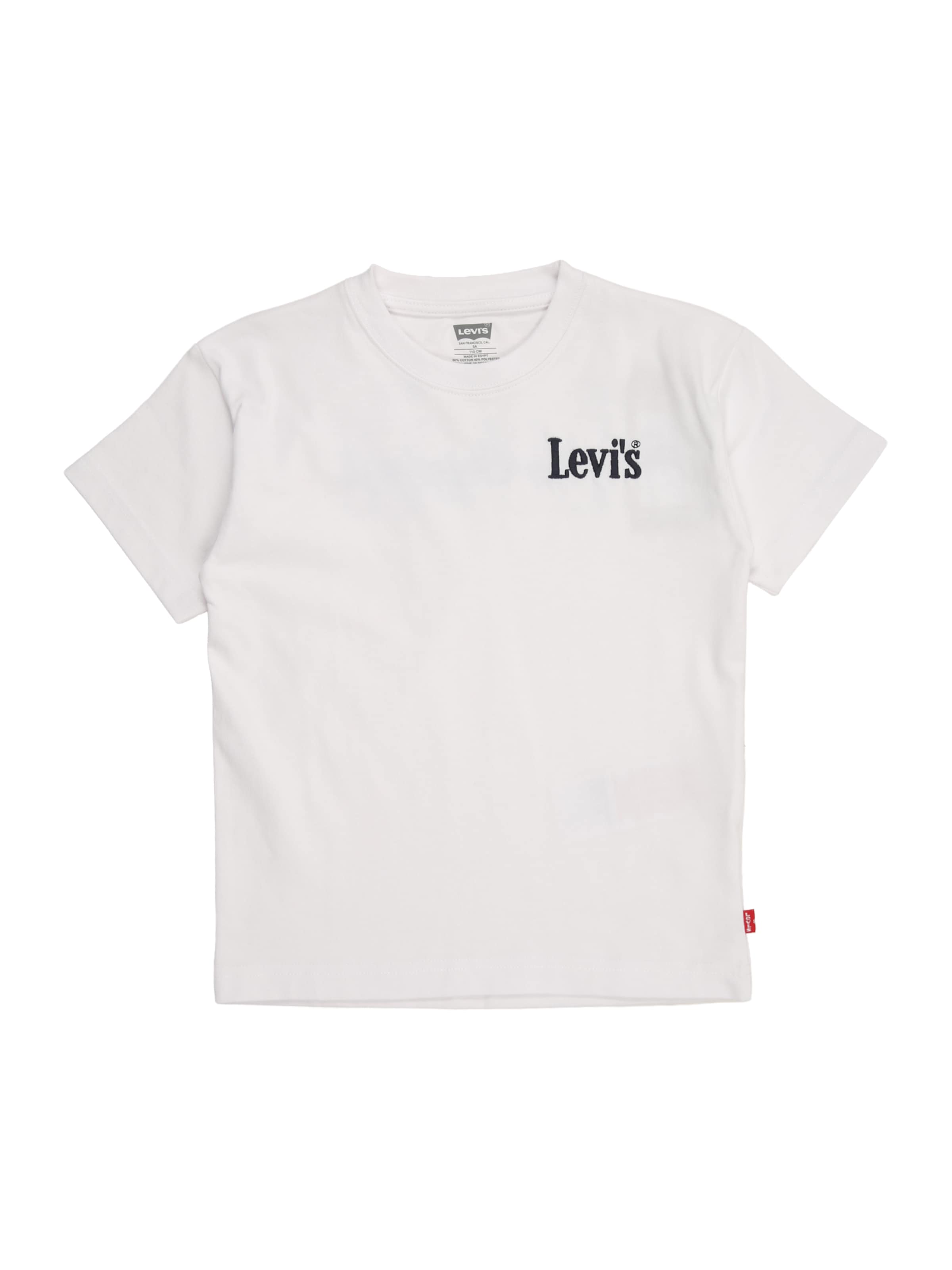 balts Levi's Kids T-Krekls 'CLASSIC AND CLEAN': no priekšpuses