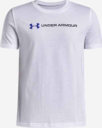 UNDER ARMOUR Performance shirt in White: front