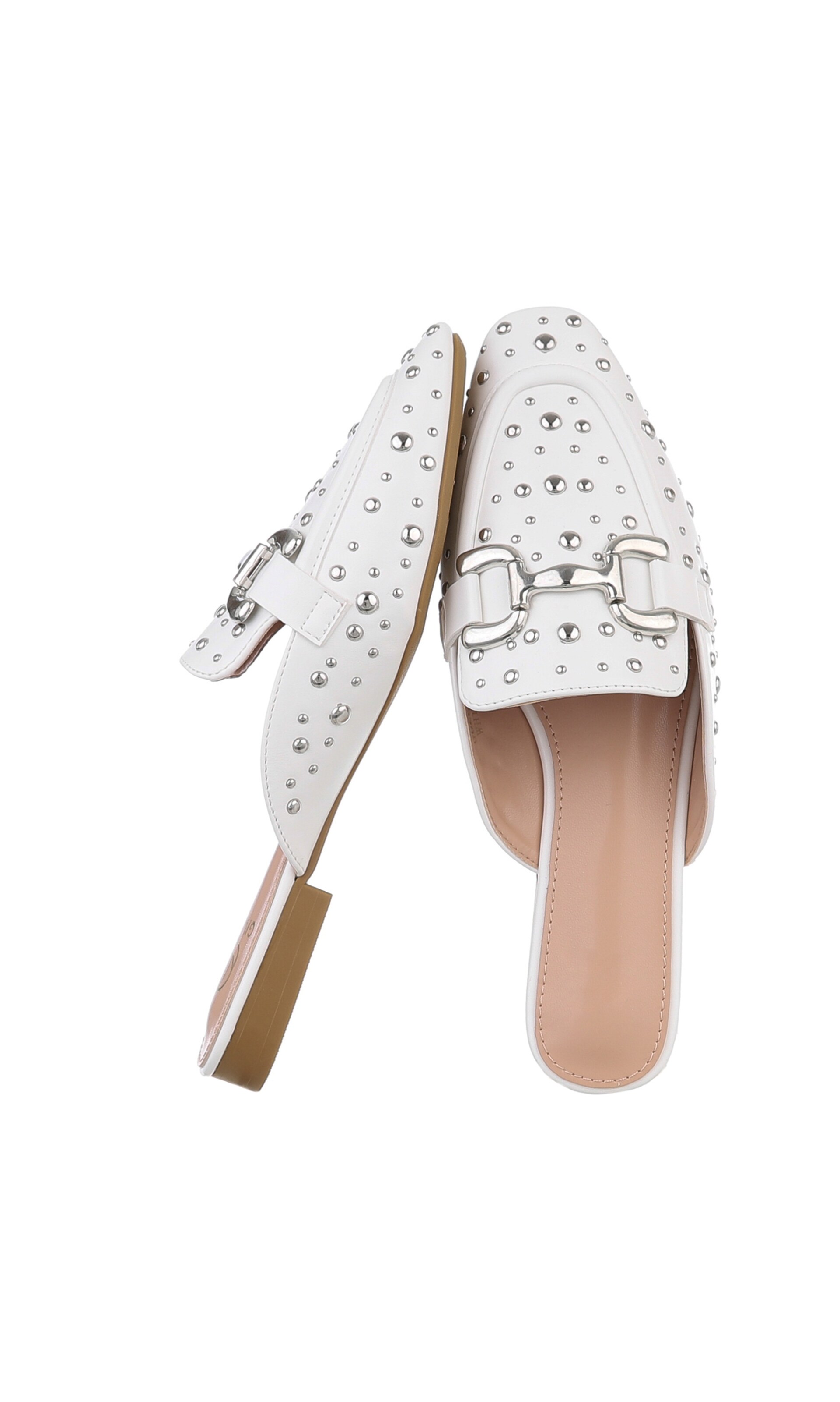 Ital-Design Pantolette in Weiß