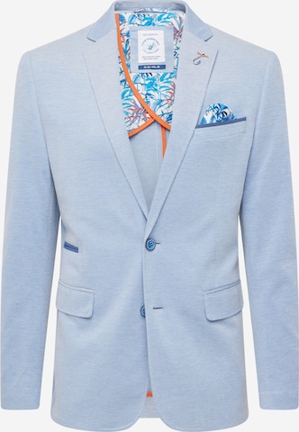 A Fish named Fred Slim fit Colbert in Blauw: voorkant