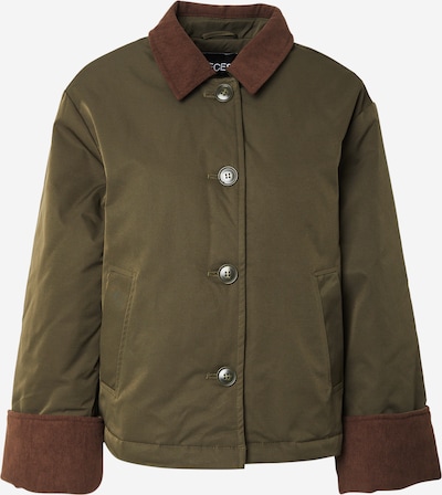 PIECES Prijelazna jakna 'PCJORMA' u tamno smeđa / maslinasta, Pregled proizvoda